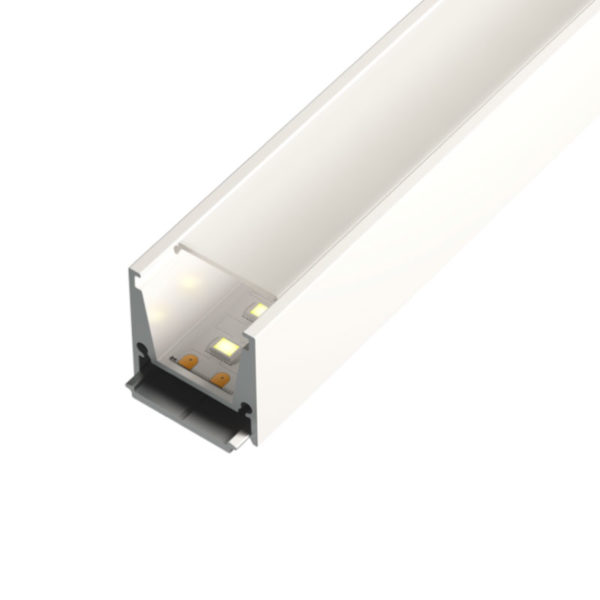 PERFIL LED DE SOBREPONER PROFUNDO BLANCO 2.4 MT