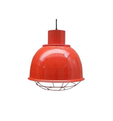 LUMINARIA TIPO CAMPANA DECORATIVA PROFUNDA - VINTAGE 36CM DIAMETRO 37CM ALTURA BASE E27 (COLOR PERSONALIZADO)